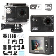 WiMiUS&reg; 1080P HD Action Camera WiFi Waterproof 12MP Sports Camera Camcorder Dash Cam Helmet Camera (S1-Black) N4
