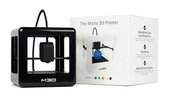 The Micro 3D Printer Retail Edition - [Clear] Auto-calibrating 3D Printer, Assorted 3D Ink - 1 Spool, 1.75mm,... N28