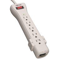 TRIPP LITE SUPER6TEL 7-Outlet Surge Protector (Telephone &amp; DSL Protection, 6ft cord) consumer electronics