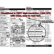 PhotoBert Photo CheatSheet for Nikon F5 SLR Camera