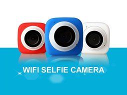 Sticky 120&deg; Wide Angle Lens 720P WIFI SELFIE CAMERA, built-in WIFI, Connect with mobile APP, remote control shot... N4