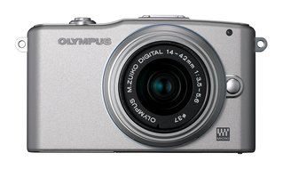 Olympus E-PM1 Silver Kit - International Version (No Warranty)