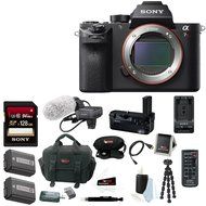 Sony Alpha a7RII Mirrorless Digital Camera with Sony VGC2EM Vertical Grip and SONY XLR-K2M - MICROPHONE ADAPTER...