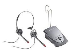 Plantronics 65145-01 S12 Telephone Headset System - Mono - Gray - Wired - Over-the-head, Over-the-ear...