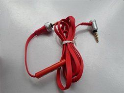 Audio Remote Mic Volume Control Cable Wire Cord for Sony MDR-X10 Headphones Headphone Headset Earphone Color Red N2