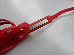Audio Remote Mic Volume Control Cable Wire Cord for Sony MDR-X10 Headphones Headphone Headset Earphone Color Red N3