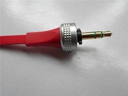 Audio Remote Mic Volume Control Cable Wire Cord for Sony MDR-X10 Headphones Headphone Headset Earphone Color Red N4