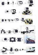 BRAND NEW GoPro HERO 3 Style (Unbranded) 30M Waterproof 1080P HD Sports Camera N2