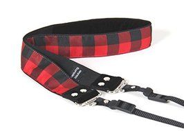Buffalo Plaid Red 1.5" SLR/DSLR Camera Strap