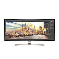 LG 38UC99-W 38-Inch 21:9 Curved UltraWide QHD+ IPS Monitor with Bluetooth Speakers N6