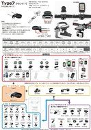 Rec-mounts&trade; Out-front Bike Mount Type7 Garmin Edge1000 + Gopro Camera or CYGOLITE Light [Rec-b17-gm-CYGO2]