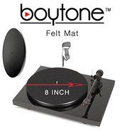 The Boytone Turntable Anti-Static Felt Mat Is Designed for Clear and Live Sound Quality. N2