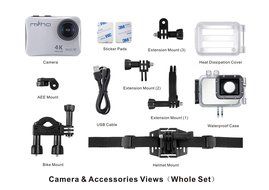 Miho SDV-8560Q 4K UHD Waterproof WiFi Sports Action Camera w/ Sony Sensor 2.0&quot; HD LCD Wide Angle Lens App Remote... N9