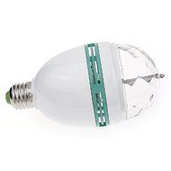 RioRand&reg;Crystal Magic Ball E27 3W RGB LED Full Color Rotating N3
