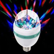 RioRand&reg;Crystal Magic Ball E27 3W RGB LED Full Color Rotating N4