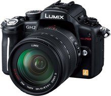 Panasonic digital single-lens camera Lumix GH2 lens kit high magnification zoom lens included Black DMC-GH2H-K...