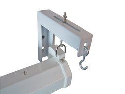Elite Screens 12" Wall and Ceiling Hanging L-Brackets for Manual/Spectrum/VMAX2 series, Black... N15