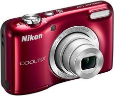 Nikon Coolpix L29 16.1 MP Point and Shoot Camera with 5x Optical Zoom (Red) N4