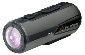 MetroFlash E360 Wi-Fi Extreme Edition HD 1080p 16MP Waterproof Sports Action Video Camera with Full Mounting Kit N5