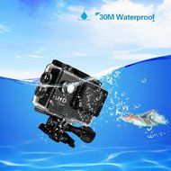 30M Waterproof Sport DV-Mini Sports 1080P HD Action Camera A9 120&deg;Wide-angle Lens for Free Accessories Kit and... N2