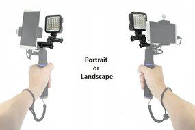 Livestream Gear&reg; - LED &amp; Dual Mount Add-On. Easily Mount this to our Battery Hand Grip Setup. Awesome Parts for... N26