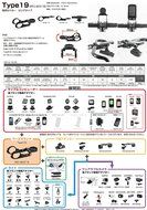 Rec-mounts&reg; Out-front Bike Mount Type19 Garmin Edge1000 + Gopro Camera or CYGOLITE Light [Rec-b0019-gm-CYGO2]
