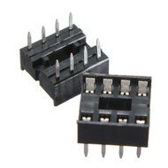 60pcs 8 Pin DIP IC Sockets Adaptor PCB Solder Type Connectors Plugs. N8