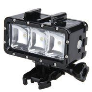 Video Diving Ligh - SODIAL(R)30M Waterproof LED Driving lamp video light for GoPro Hero 4 3+ 3 Sports Camera Black N3