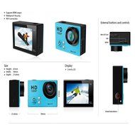Generic 1080p Waterproof Action Camera 12mp 1080p Hd with Batteries and Free Accessories Kit (Wifi Blue) N2