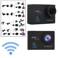 4K WIFI Sport Action Camera,PINGKO 2.0 Inch LCD Screen 12MP 1080P HD 170 Degree Wide Angle Lens Sony Sensor Gyro... N11