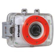 Polaroid XS7 HD 720p 5MP Waterproof Sports Action Camera with LCD Touch Screen with Helmet &amp; Bike Mounts + 8GB...