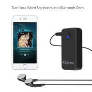 Kshioe Bluetooth 4.1 Audio Music Receiver A2dp Wireless Adapter with 3.5mm Hands Free Calling for Iphone, Cellphone... N11
