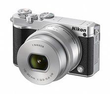 Nikon Digital SLR camera standard power zoom lens kit Silver Nikon 1 J5 - International Version N2