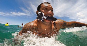 GoPro Hero4 Hero 4 12MP Full HD 4K 30fps 1080p 120fps Built-In Wi-Fi Waterproof Wearable Camera Black Adventure... N174