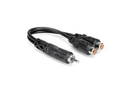 Hosa YRA-104 RCA to Dual RCAF Y-Cable
