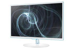 Samsung Simple LED 27-Inch Monitor, White with Blue TOC Finish N5
