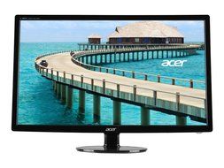 Acer S241HL bmid 24-Inch Screen LED-Lit Computer Monitor &amp; AmazonBasics Single Monitor Display...