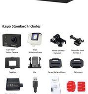 iLepo sj5000 Plus 16MP 1080P 2.0'' WiFi Full HD Sports Camera Car DVR Recorder Digital Waterproof Helmet Action... N5