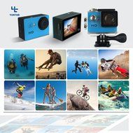 Yuntab Action Camera Sport DV 720P Mini 30-Meter Waterproof 2 inch TFT LCD HD 5MP Helmet Camera Cam Extreme Action... N24