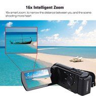 SEREE HDV-601 FHD 1080P Digital Camera Video Recording Camcorder 20MP 16X Digital Zoom 3 Inch HD Screen External... N5