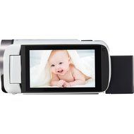 Canon VIXIA HF R700 57x Zoom Full HD 1080p Video IS Digital Camcorder (White) + 64GB Card + Case + Tripod + Digital... N5