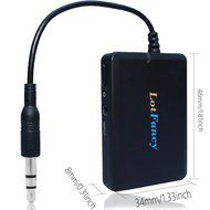 LotFancy Mini Wireless Bluetooth Audio Receiver - Adapter for Home Stereo, Portable Speakers, Headphones, Car... N2