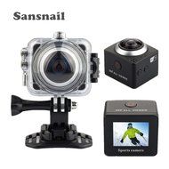 Sansnail Waterproof Sports Action Camera 360 Degree Panoramic 8MP and 1080P HD With 1.5 inch LCD Screen (Black) N6