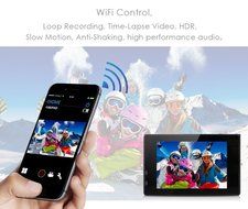 Sport Cameras, GooDee 4k 24FPS Ultra HD Wifi 2.0 Inch 170&deg; wide Angle Lens Waterproof Car DVR Sports Dv Outdoor... N6