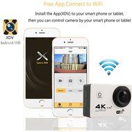 AKEDRE&reg; Sports Action Camera 2.0 " Black Mini Full HD 1080p 12mp Wifi 140&deg; Wide Angle Waterproof Shockproof Helmet... N13