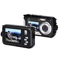 Hotkey Double Screen Waterproof Camera 24MP 16x Digital Zoom Dive Camera Perfect for Home or Outdoor Use N10