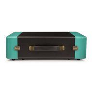 Crosley CR6230A-TU Snap Portable USB Turntable with Software for Ripping &amp; Editing Audio, Black/Turquoise N3