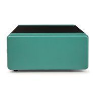 Crosley CR6230A-TU Snap Portable USB Turntable with Software for Ripping &amp; Editing Audio, Black/Turquoise N4