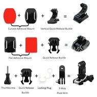 YFY 18-In-1 Basic Outdoor Sports Accessories Kit for GoPro Hero Cameras,SJ Cam, Xiaomi Yi,Sport Acion Camera