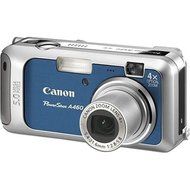 PowerShot A460 5.0 MP 4X Optical Zoom Digital Camera (Blue/Silver) N4